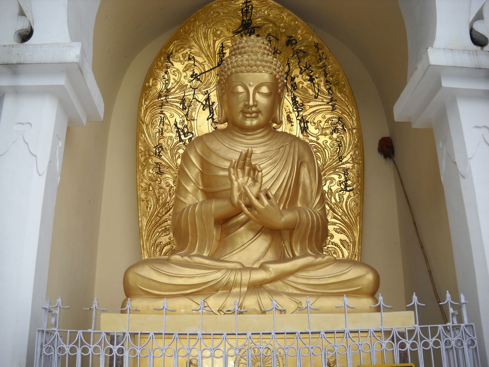 Buddha in a monestary in Darjeeling.